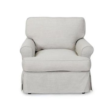 SUNSET TRADING Sunset Trading Horizon Slipcovered Chair in Light Gray SU-117620-220591